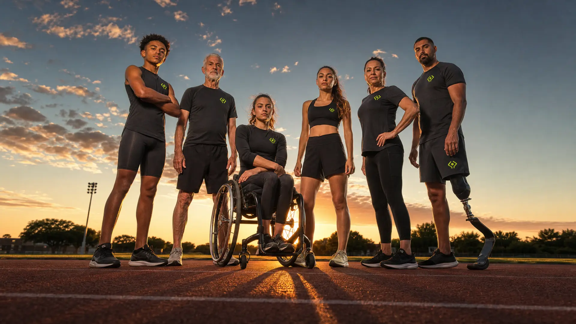 BOOCA Athletics – Athletinnen und Athleten auf der Laufbahn